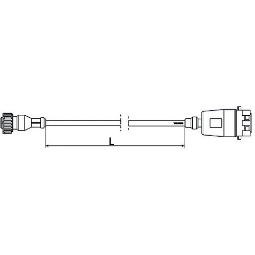 CABLE WITH SOCKET, EBS 4494760100 WABCO