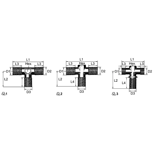 T-PIECE 8935000444 WABCO